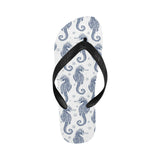 Seahorse pattern background Unisex Flip Flops