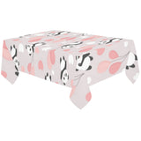 Cute panda ballon heart pattern Tablecloth