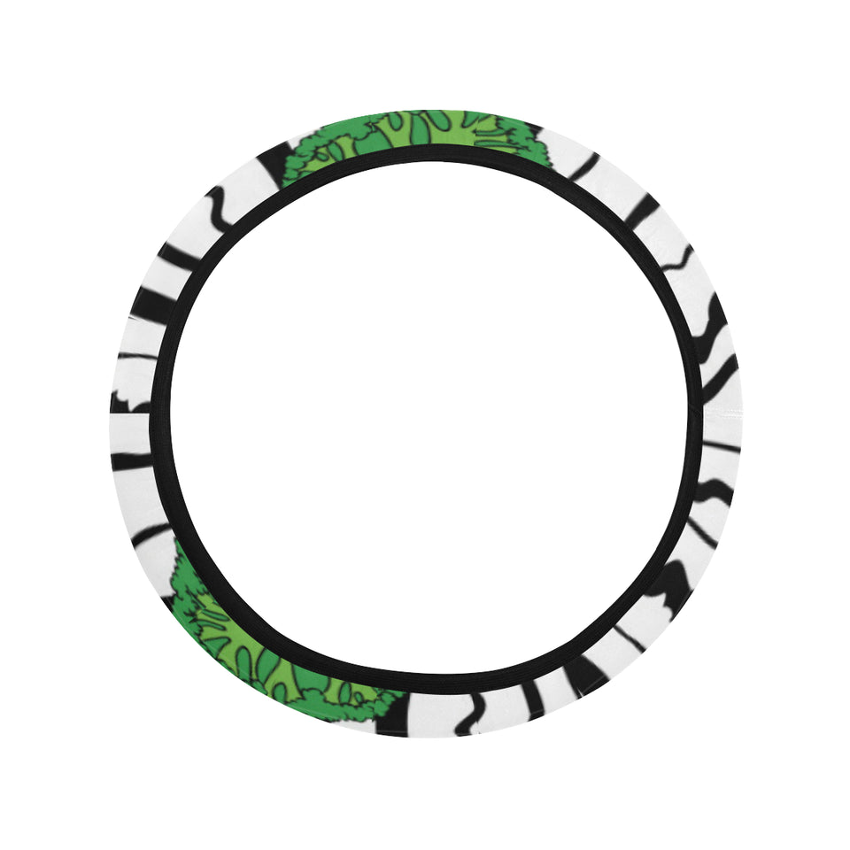 Cool Broccoli pattern Car Steering Wheel Cover