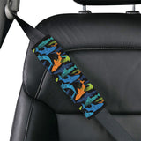 Colorful shark Car Seat Belt Cover