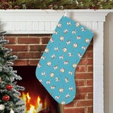 Jack Russel Pattern Print Design 03 Christmas Stocking