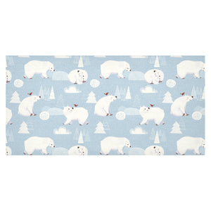 Cute polar bears Christmas decoration pattern Tablecloth