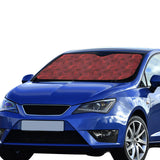 Rose Pattern Print Design 03 Car Sun Shade