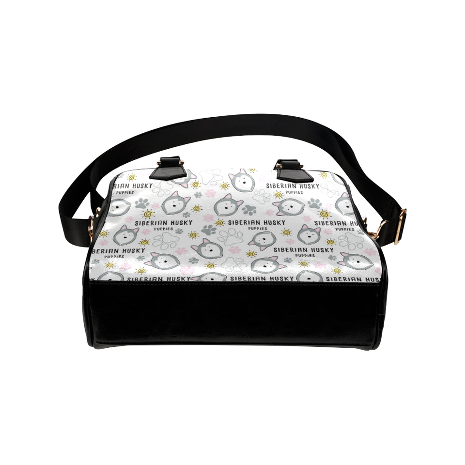 Siberian Husky design pattern Shoulder Handbag