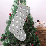 Bull Terrier Pattern Print Design 05 Christmas Stocking