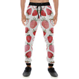 watercolor hand drawn beautiful strawberry pattern Unisex Casual Sweatpants
