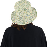 Hand drawn sea turtle fish pattern Unisex Bucket Hat