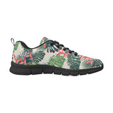 heliconia flowers, palm and monstera leaves Men's Sneaker Shoes