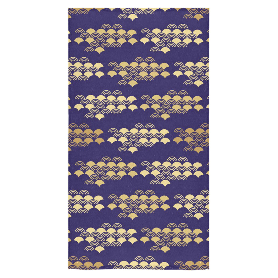Beautiful japanese fan pattern Bath Towel