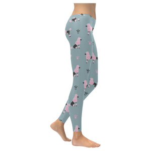 poodle dog pattern Women's Legging Fulfilled In US
