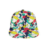 watercolor bowling ball pins All Over Print Snapback Cap