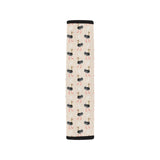 Ostrich Pattern Print Design 05 Car Seat Belt Cover