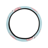 Cute cow flower pattern Car Steering Wheel Cover