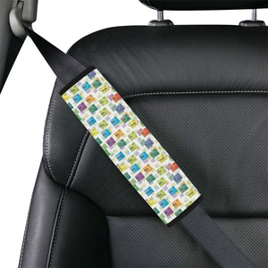 Chemistry Periodic Table Pattern Print Design 05 Car Seat Belt Cover