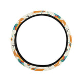 Squirrel Pattern Print Design 04 Car Steering Wheel Cover