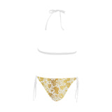 Gold grape pattern Sexy Bikinis Two-Piece Swimsuits