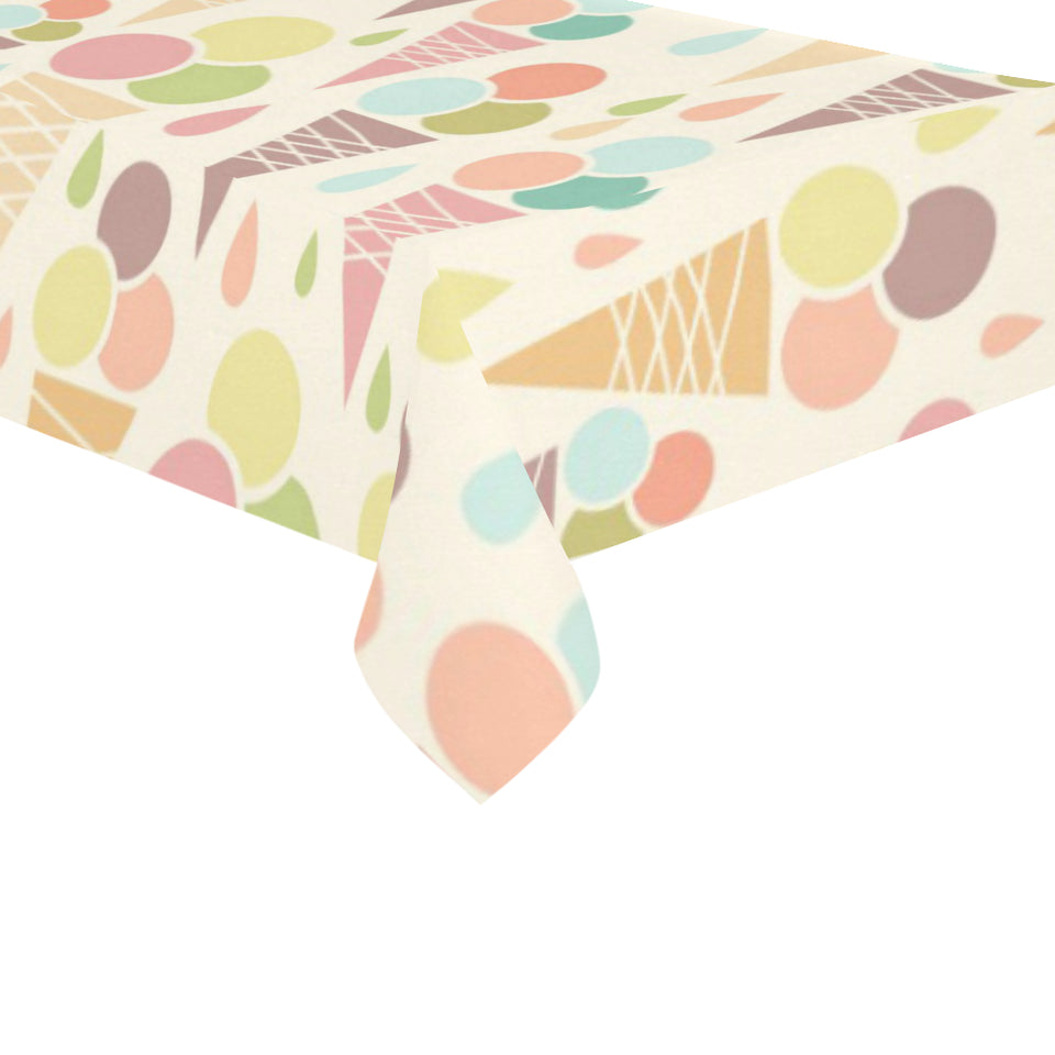 Ice cream cone pattern Tablecloth
