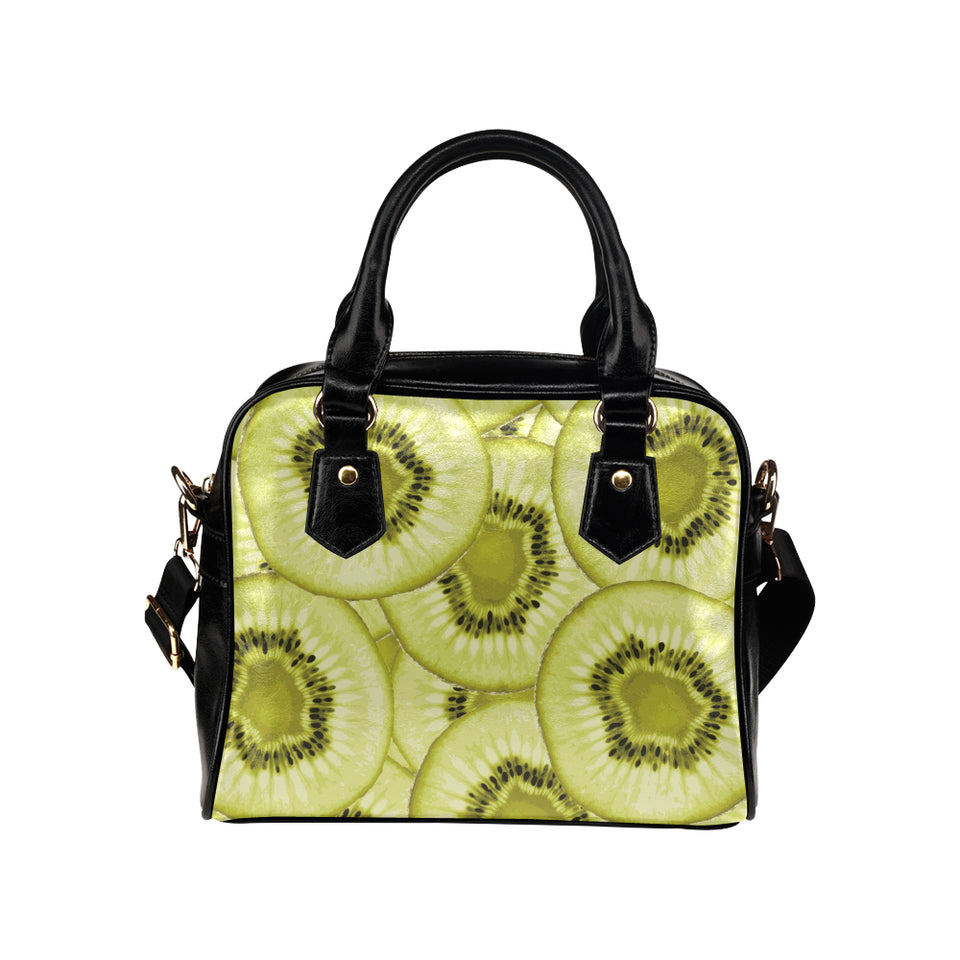 Sliced kiwi pattern Shoulder Handbag