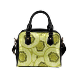 Sliced kiwi pattern Shoulder Handbag