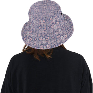 Indian Batik Style pattern Unisex Bucket Hat