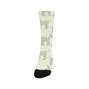 Little young goat pattern Crew Socks