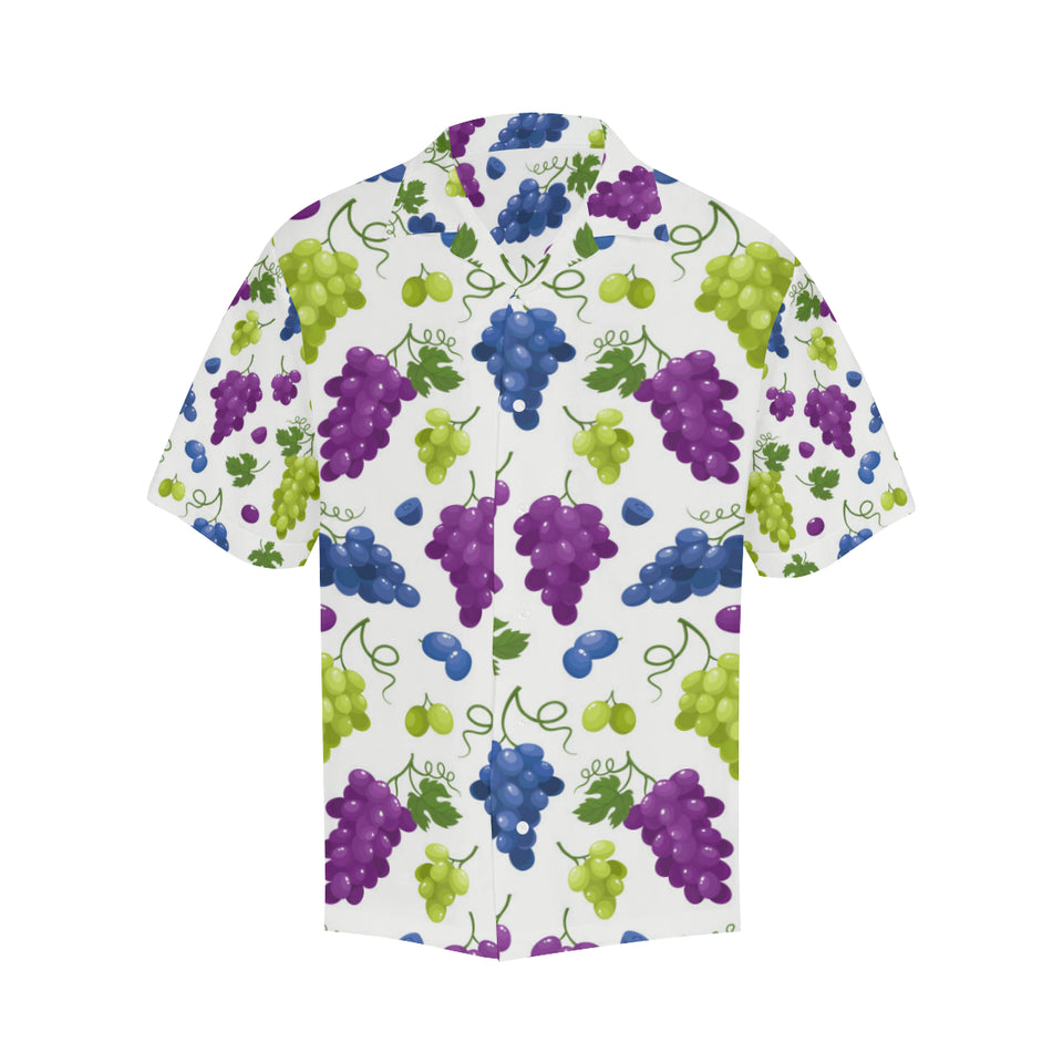 Grape pattern Men's All Over Print Hawaiian Shirt