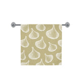 Garlic design pattern Bath Towel