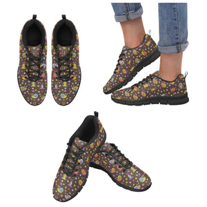 Snail Pattern Print Design 02 Women's Sneaker Shoes