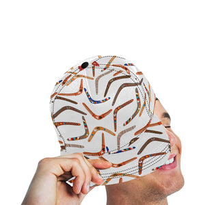 Boomerang Australian aboriginal ornament pattern All Over Print Snapback Cap