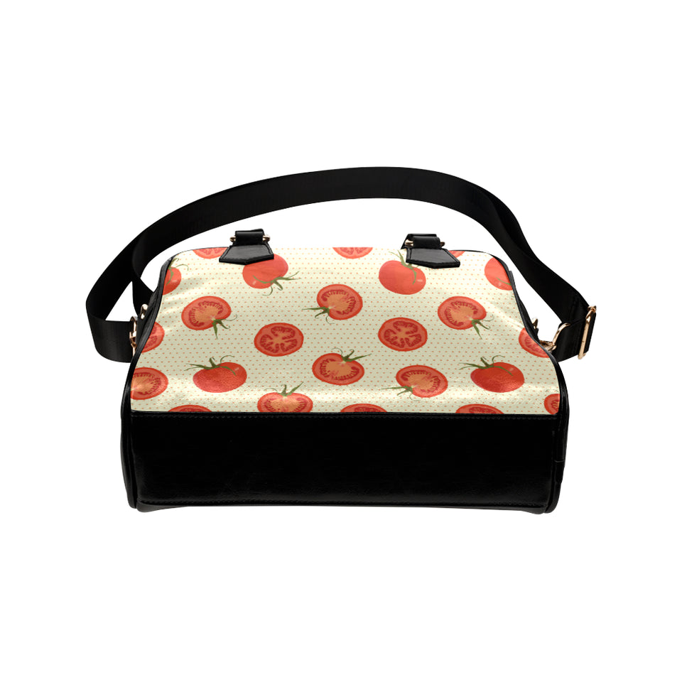 Tomato dot background Shoulder Handbag