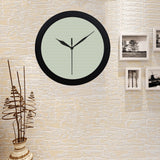 Cucumber pattern background Elegant Black Wall Clock