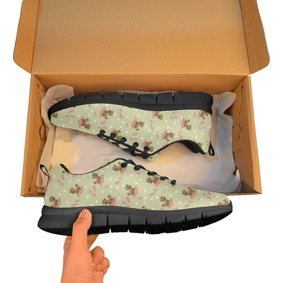 Yorkshire Terrier Pattern Print Design 01 Women's Sneaker Shoes