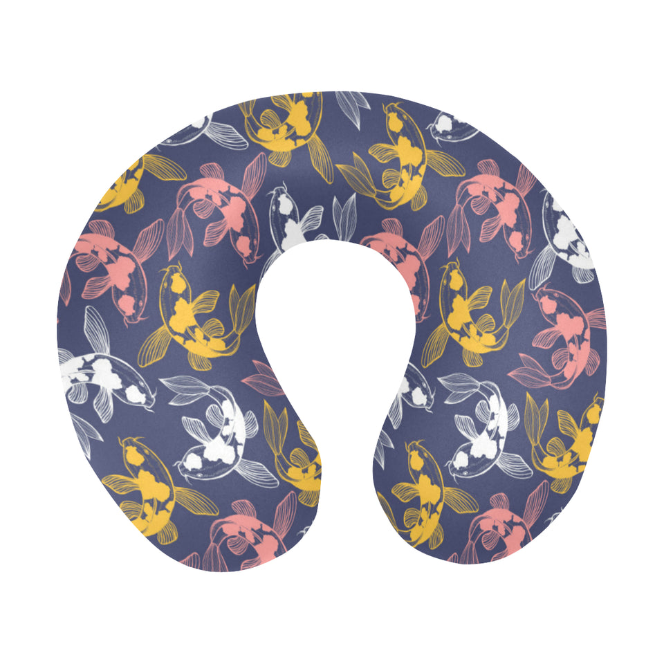 Fancy Carp pattern U-Shaped Travel Neck Pillow
