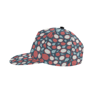 dragon fruits dark blue background All Over Print Snapback Cap