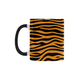 Bengal tigers skin print pattern background Morphing Mug Heat Changing Mug