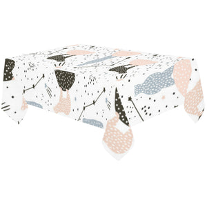 Polar bears star poka dot pattern Tablecloth