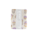 Cakes pies tarts muffins and eclairs purple bluebe Classical White Mug (Fulfilled In US)