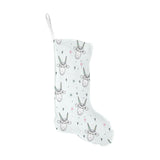 Cute goat design pattern Christmas Stocking
