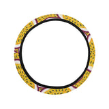 Passion fruits slice pattern Car Steering Wheel Cover