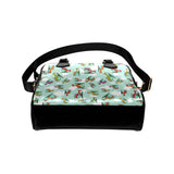 Helicopter design pattern Shoulder Handbag