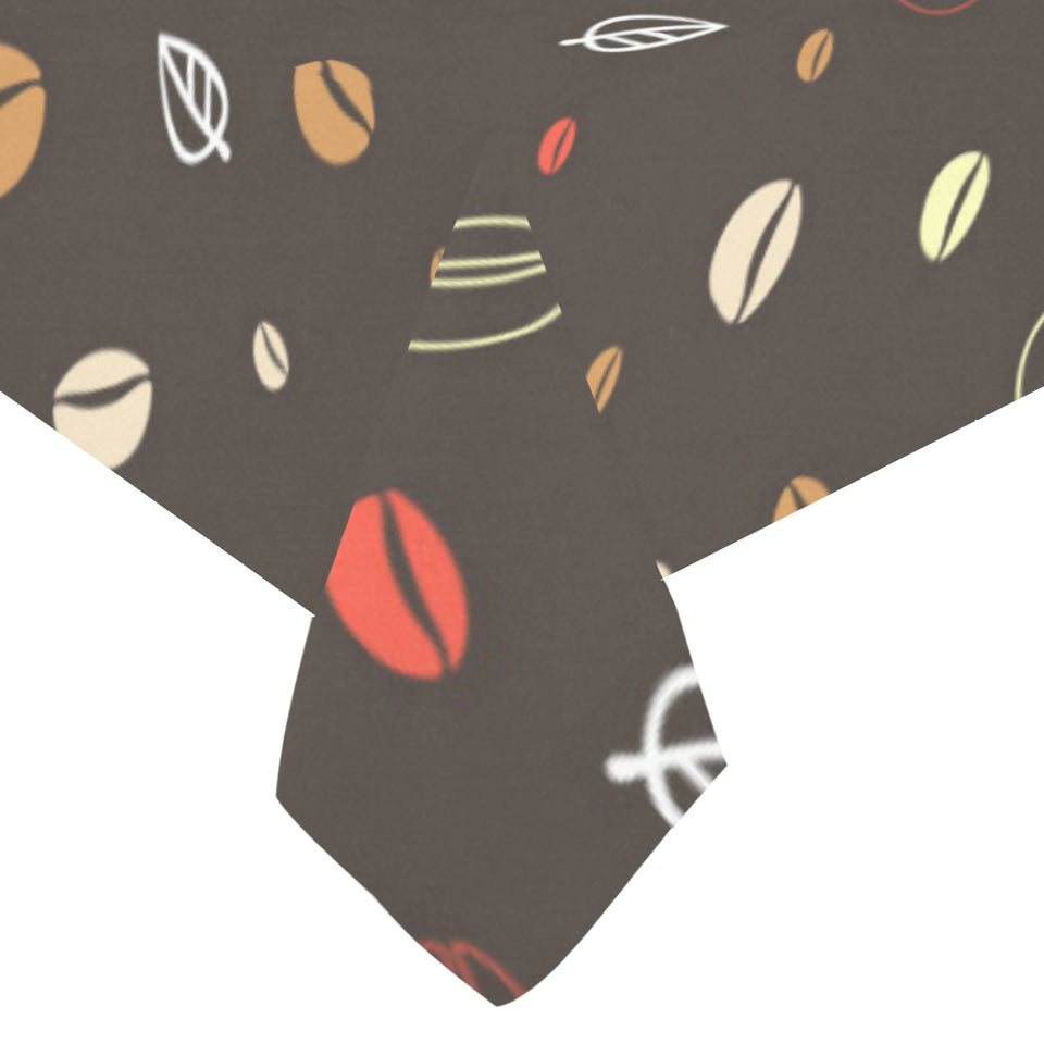 Coffee bean leave pattern Tablecloth