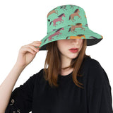 Colorful horses pattern Unisex Bucket Hat