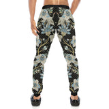 Japanese crane ornament elements Unisex Casual Sweatpants