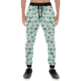 Green ginkgo leaves pattern Unisex Casual Sweatpants