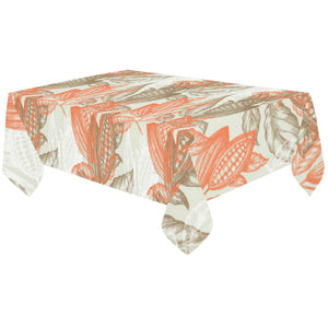 Cocoa beans Cocoa tree pattern Tablecloth