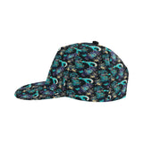 Dragon sea wave pattern All Over Print Snapback Cap