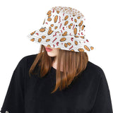 peanuts pattern background Unisex Bucket Hat