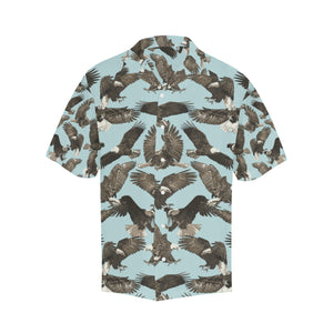 Eagle Pattern Print Design 01 Men's All Over Print Hawaiian Shirt (Model T58)