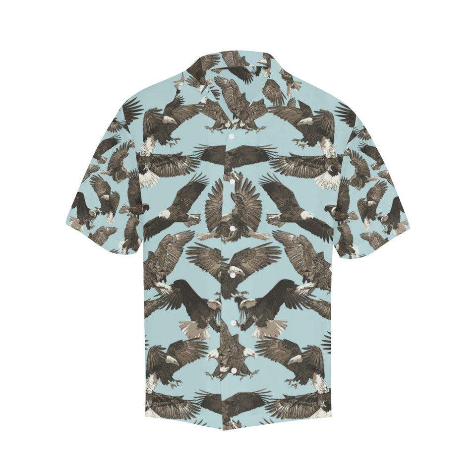 Eagle Pattern Print Design 01 Men's All Over Print Hawaiian Shirt (Model T58)