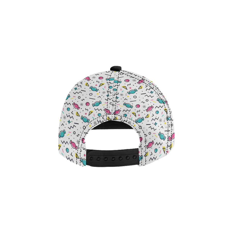 Candy design pattern All Over Print Snapback Cap